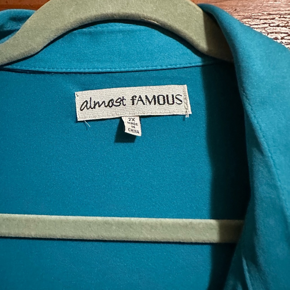 Almost Famous Button Up Dress - Picture 5 of 5